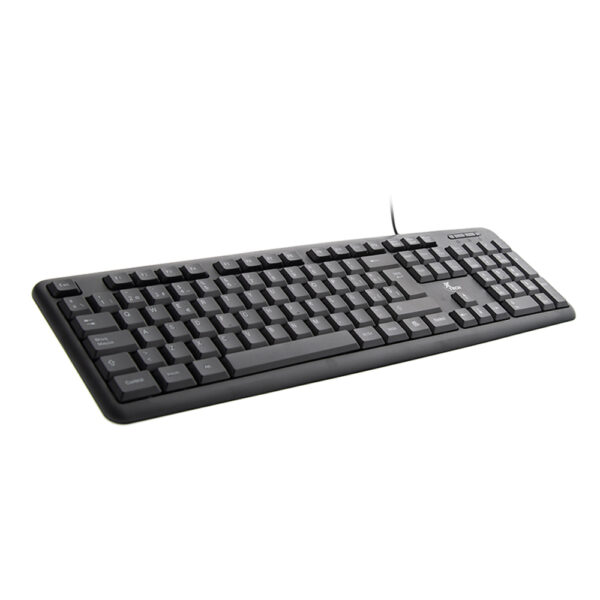 Xtech Standard Wired Keyboard USB Spanish Black XTK-092S XTK-092S