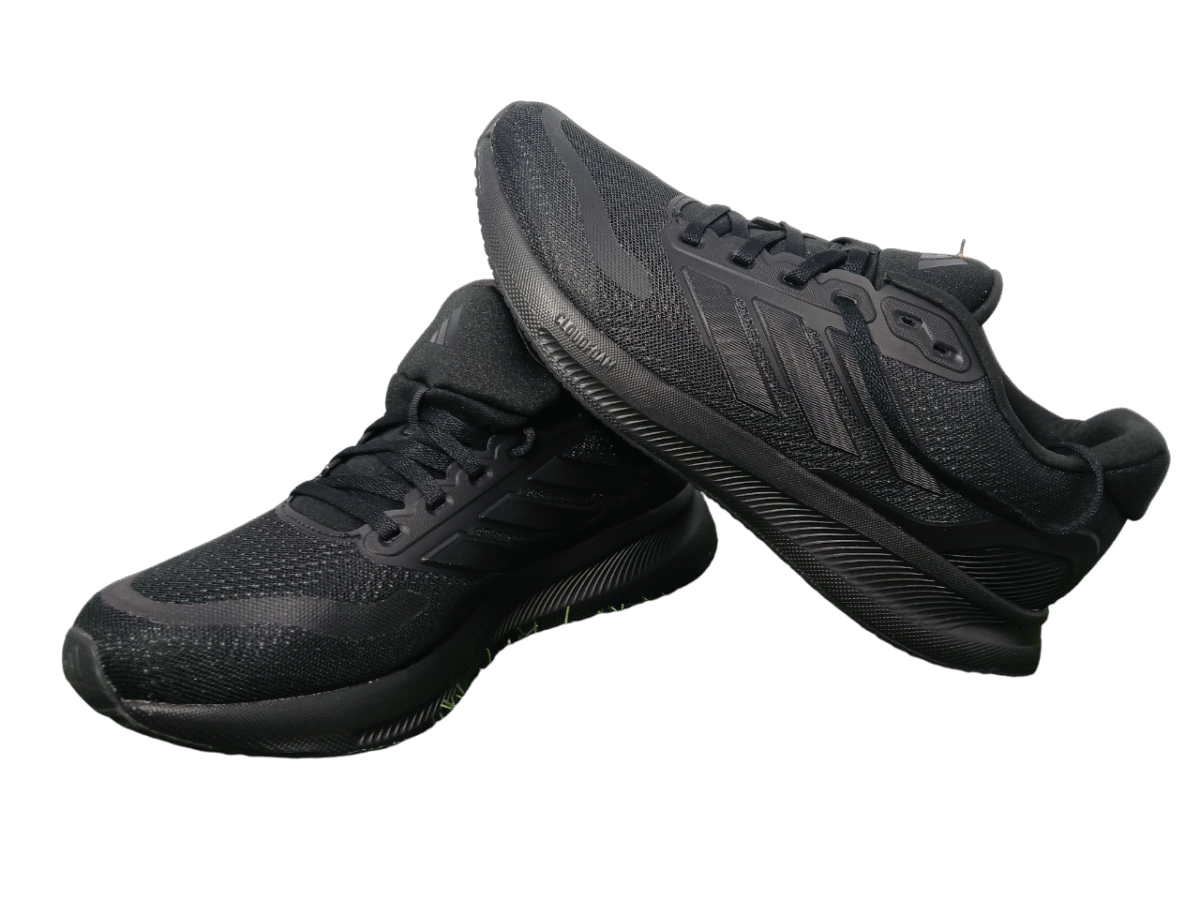 Adidas runfalcon, talla 7 1/2, running UNISEX, color negro - Imagen 2