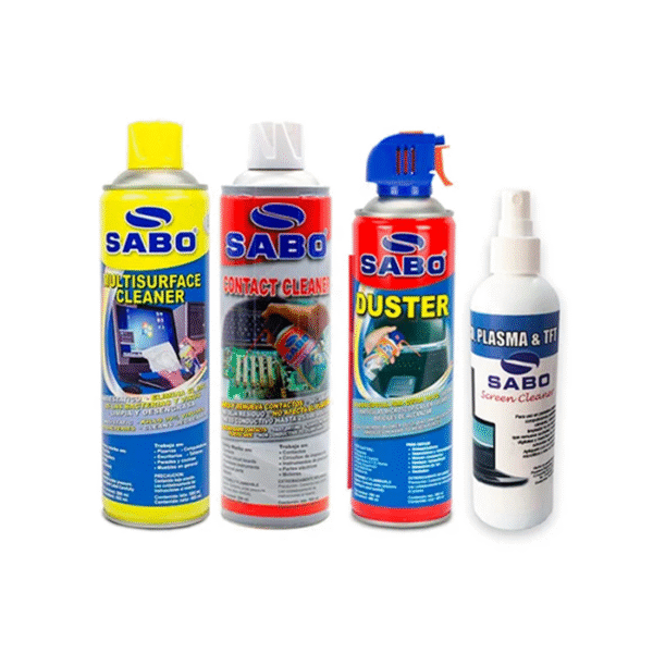 SABO PACK CONTAC CLEANER/ FOAM / AIRE/ GRATIS Limp Pantalla