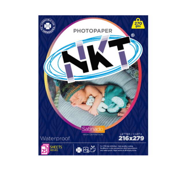 PAPEL FOTO 270G / CARTA SATINADO 25H BOLSA