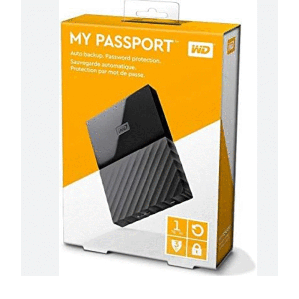 WD My Passport Portable 2.5 1TB Black USB3.0