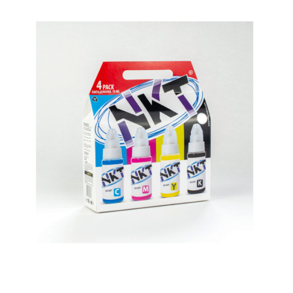 TINTA DYE NKT 70ML 4PACK CANON SERIE G