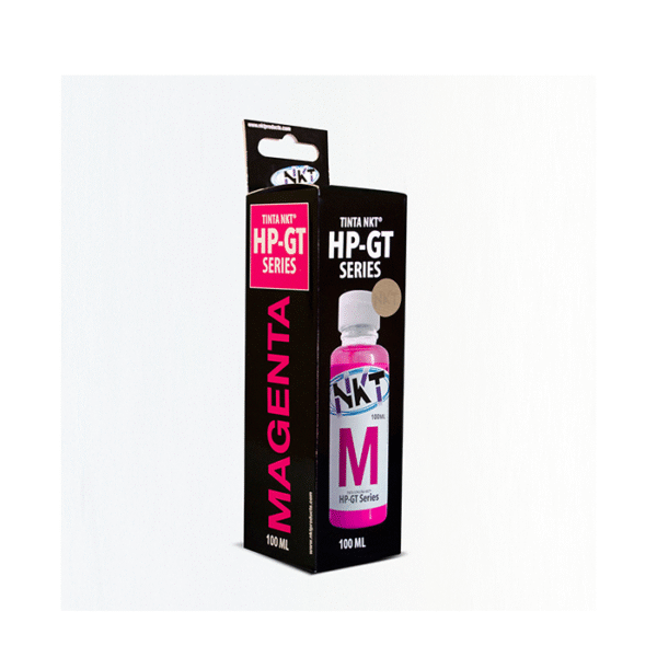 TINTA NKT MAGENTA PARA HP 100ML SERIE ¨GT ¨