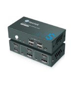 Conmutador KVM DP + HDMI de doble monitor