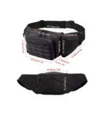 Riñonera táctica de caza para hombre, riñonera a prueba de agua, Molle, senderismo, escalada, paquete de cinturón para teléfono móvil, bolsas de combate para deportes al aire libre
