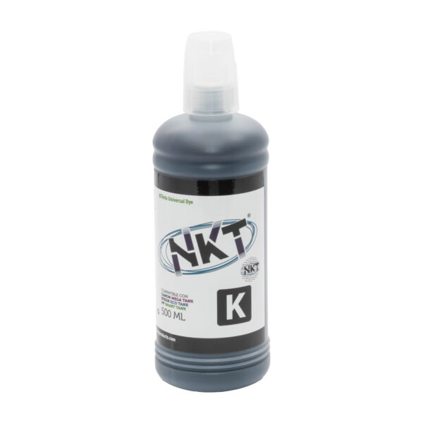 TINTA NKT 500ML UNIVERSAL DYE BLACK