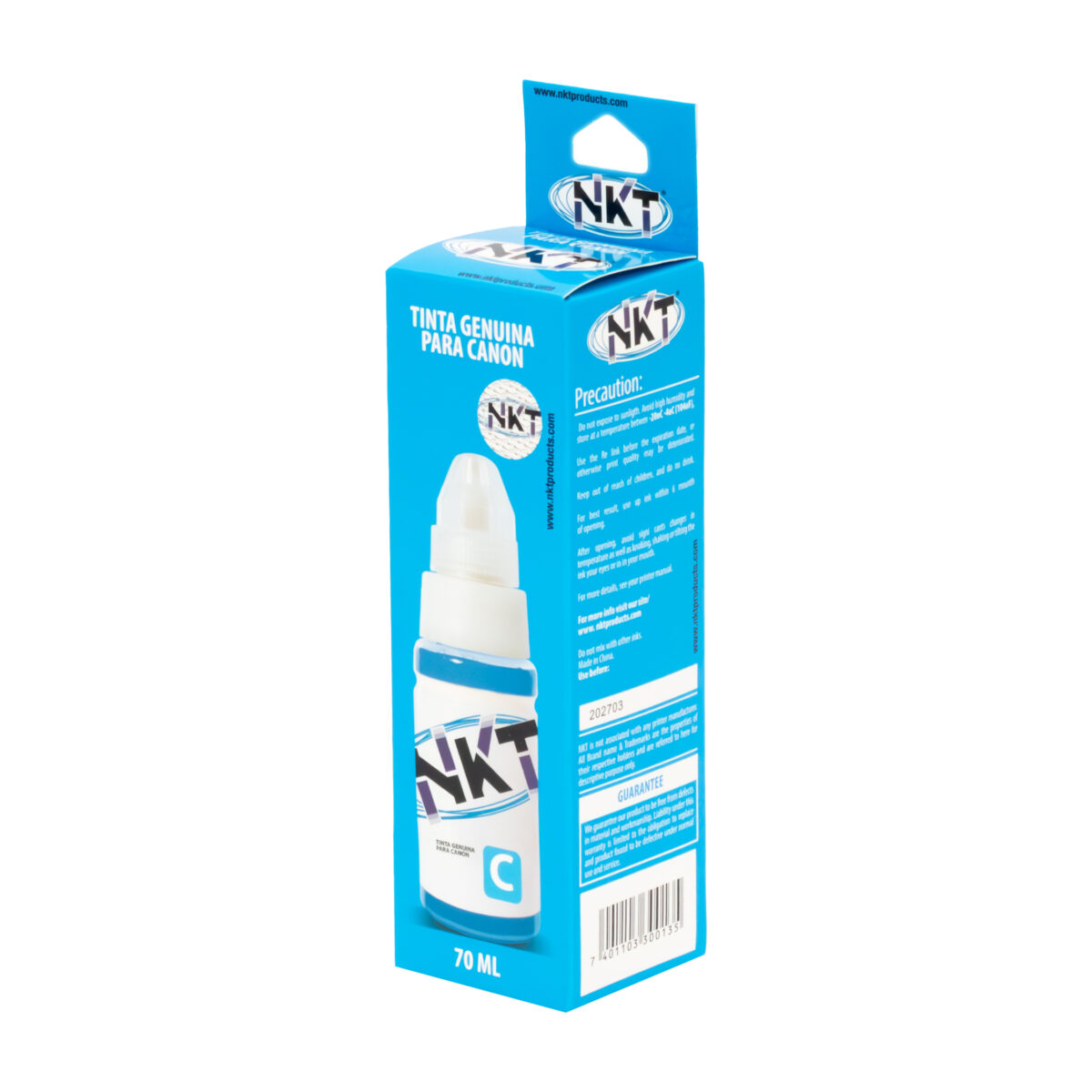 TINTA NKT 70ML CIAN CANON G SERIES - Imagen 1