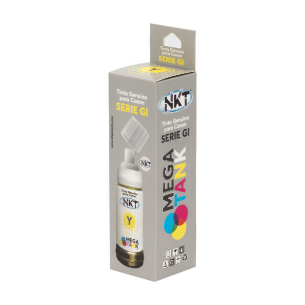 TINTA NKT 70ML MEGA TANK CANON GI / AMARILLA