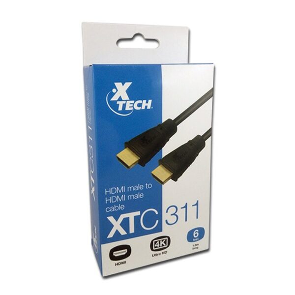 Xtech Cbls HDMI XTC-311 M/M 6ft