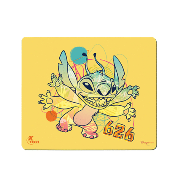 Xtech Disney Stich mouse pad 8.6x7x0.7 Amarillo
