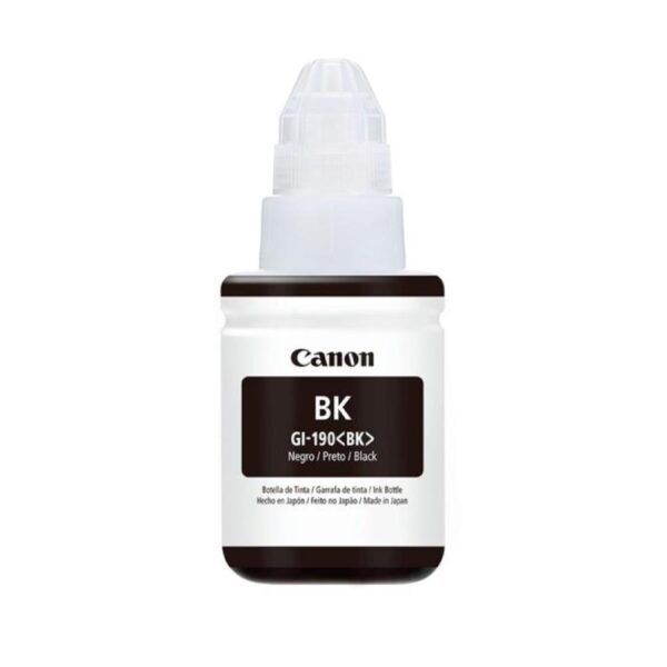 CANON GI-190 Botella de Tinta 135ml - Negro -
