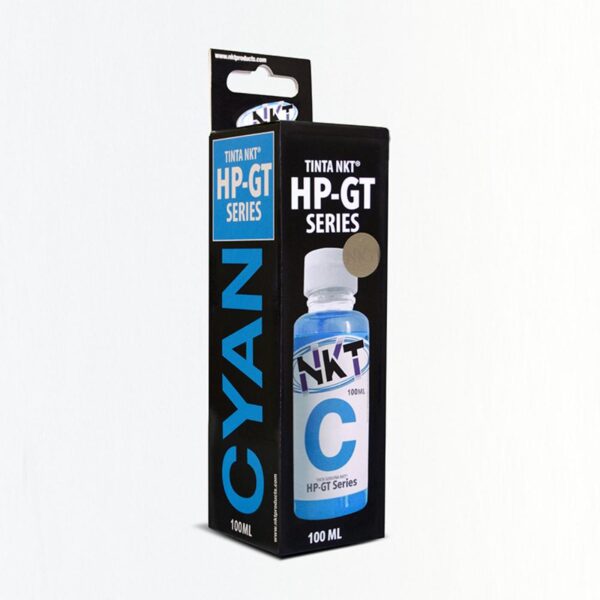 TINTA NKT CIAN PARA HP 100ML SERIE ¨ GT ¨