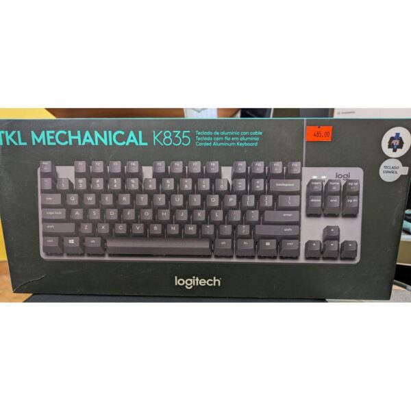 Logitech K835 TKL Spanish layout Keyboard Blue Switch LAT