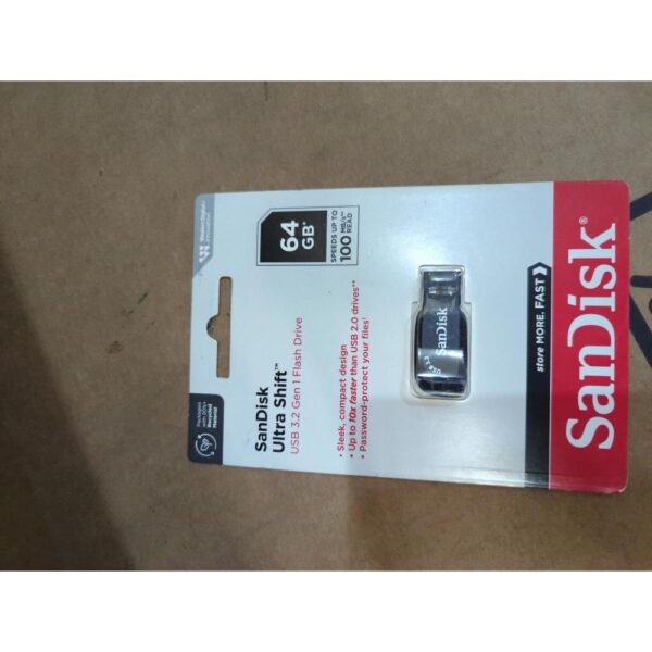 SANDISK USB 3.0 FLASH DRIVE 64GB