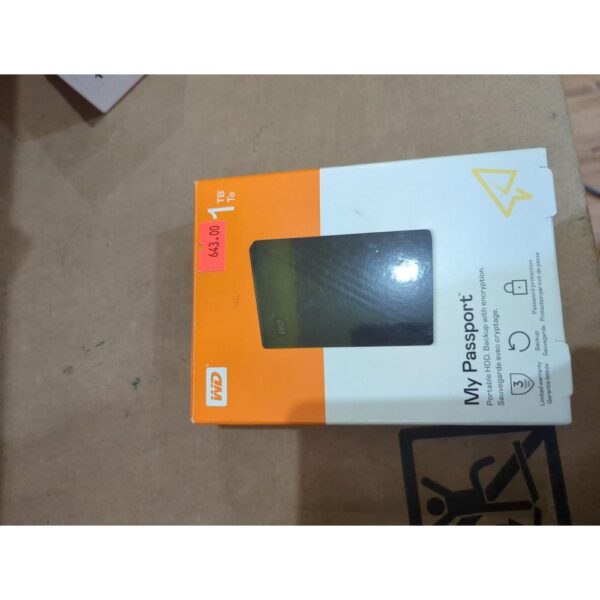 WD My Passport Portable 2.5 1TB Black USB3.0