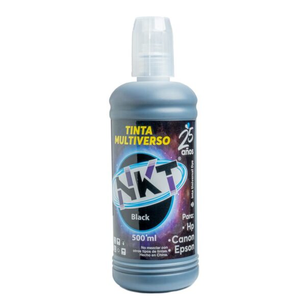 TINTA NKT 500ML UNIVERSAL DYE BLACK