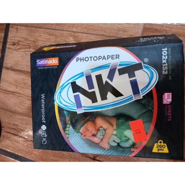 Photo Paper NKT Satinado 4*6 pulg