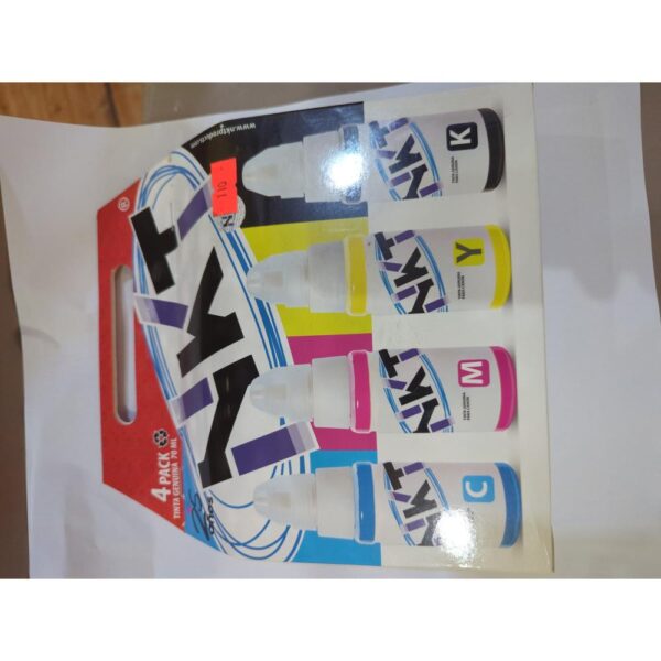 TINTA DYE NKT 70ML 4PACK CANON SERIE G