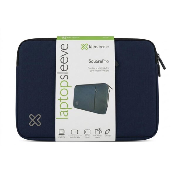 Funda KlipXtreme SquarePro para Laptop de hasta 14 - Azul Marino (Nueva)