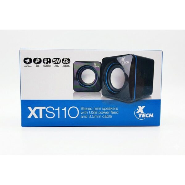 XTech XTS-110 | Mini Parlantes Estéreo 2.0