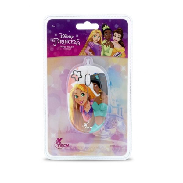 Mouse Alámbrico Disney Princess - Xtech