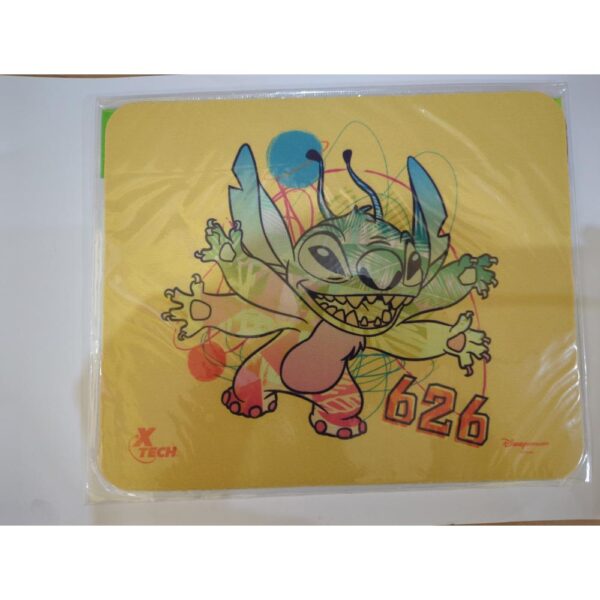 Xtech Disney Stich mouse pad 8.6x7x0.7 Amarillo