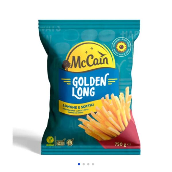 Papa Golden Long McCain Con queso