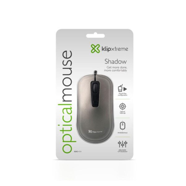 MOUSE OPTICO COLOR GRIS