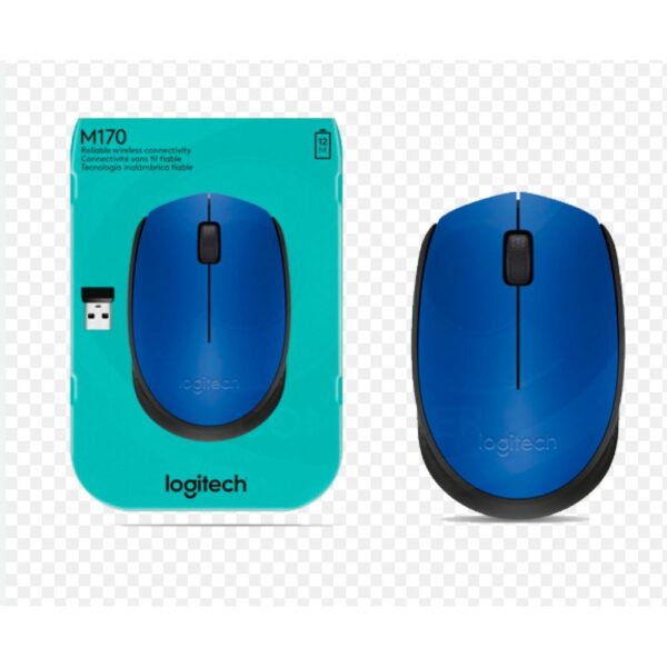 Logitech Cordless Mouse M170 Blue (910-004800)
