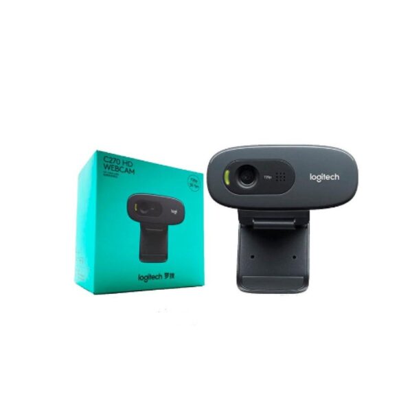 Logitech Webcam HD C270 720p Video Calling and Recording