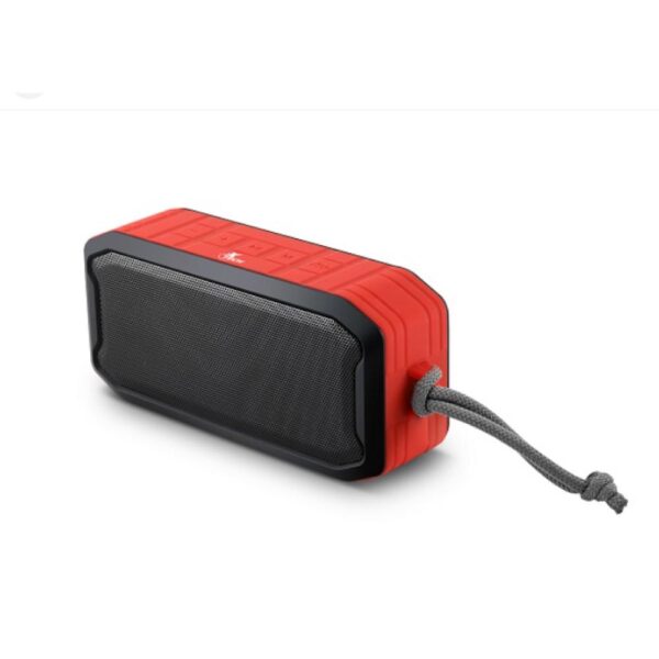Xtech portable Spkr BT Malloy 5W IPX6 col rd and bk XTS-621