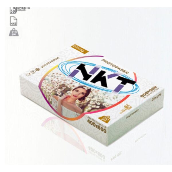 PAPEL FOTO 210G /4X6 GLOSSY 50H FOLDER