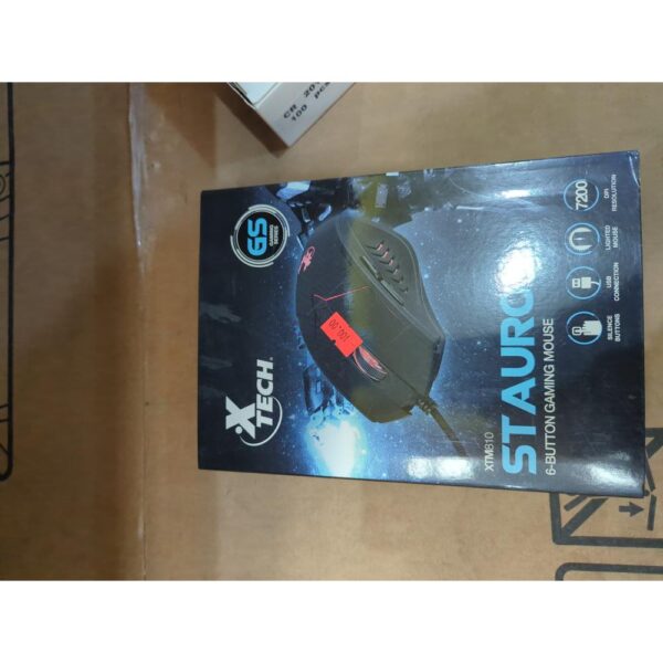 Xtech Stauros Silent wired Gaming Mouse7200dpi 4 led XTM-810