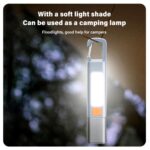 Linterna LED superbrillante XPE con gancho, luz de Camping, recargable por USB, con zoom, resistente al agua, 1-10 piezas