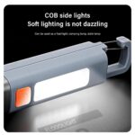 Linterna LED superbrillante XPE con gancho, luz de Camping, recargable por USB, con zoom, resistente al agua, 1-10 piezas - Imagen 3