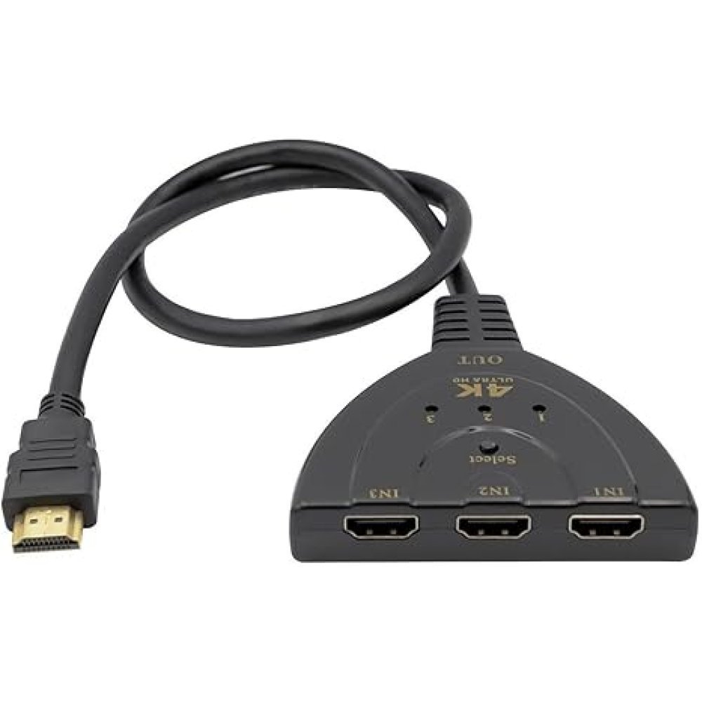HDMI 3 en 1 auto select 4K 1080P Conmutador HDMI para PS4 PRO XBox - Imagen 2
