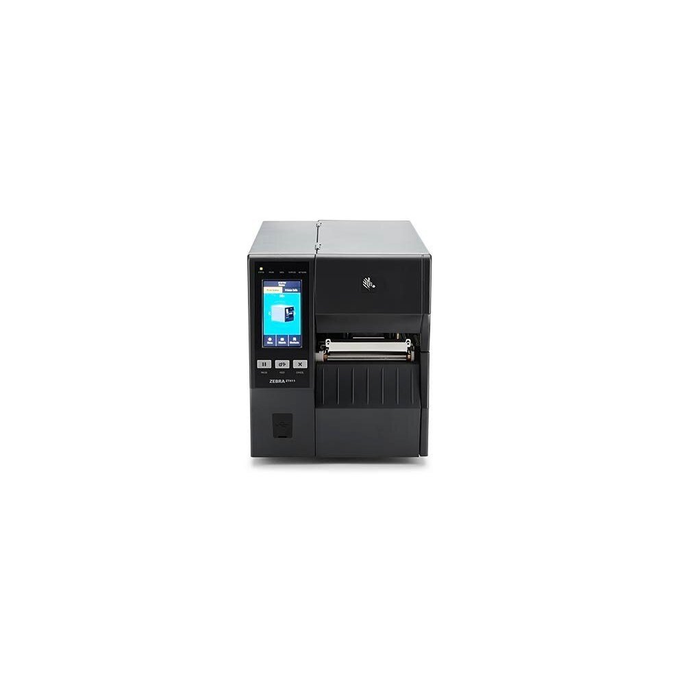 ZEBRA ZT411 TT Printer, 203 dpi, US Cord, Serial, USB, 10/100 Ethernet, Bluetooth 4.1/MFi, USB Host, EZPL - Imagen 2