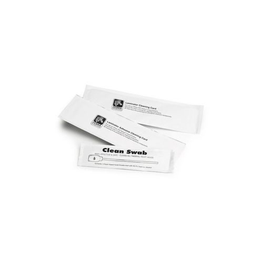 Zebra - Tarjeta limpiadora de impresora (paquete de 5) - para Zebra ZC100, ZC300