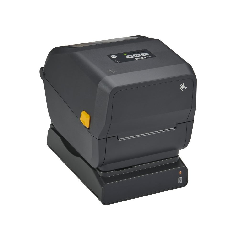 ZEBRAÂ ZD421 Thermal Transfer Printer (74/300M) 203 dpi USB USB Host Ethernet BTLE5 US Cord Swiss Font EZPL - Imagen 2