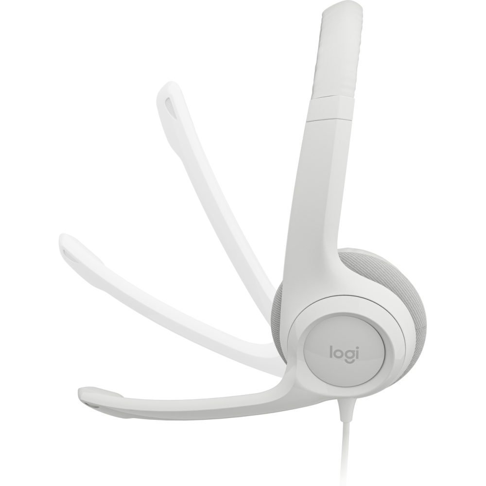 Logitech H390 Wired Headset for PC/Laptop, Off-white - Headset - on-ear - wired - USB-A - off-white - Imagen 4