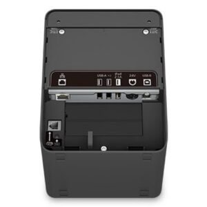 Epson OmniLink TM-L100 - Impresora de recibos - línea térmica - rollo 8 cm - 203 x 203 ppp - hasta 170 mm/segundo - serial USB LAN - cortador - negro Epson