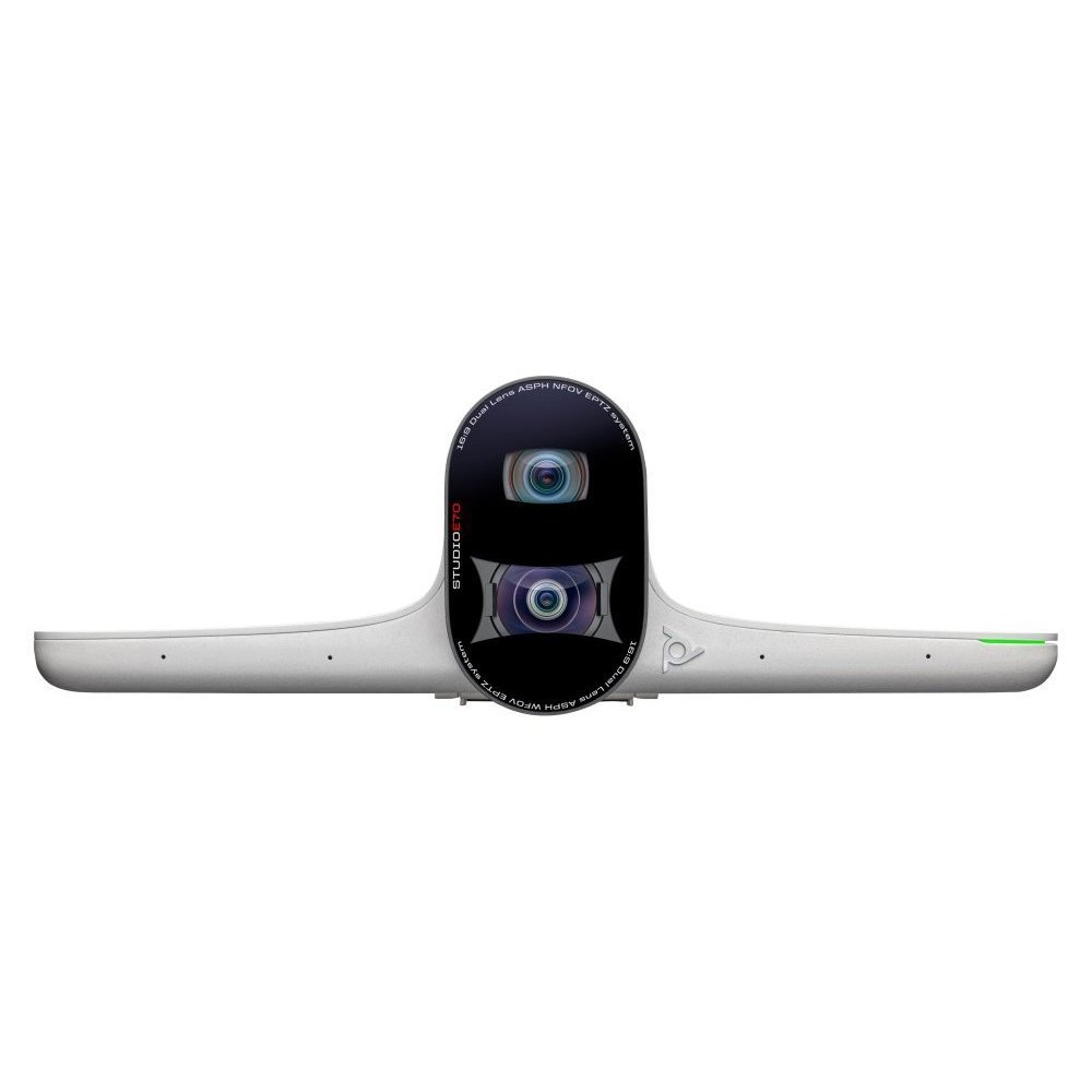 Poly Studio E70 - Cámera de conferencias - color - 2 de 20 MP - 3840 x 2160 - 2160p 4K - LAN - USB-C - CC 12 V / PoE - Imagen 5