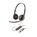 POLY - Headset - Wired - Blackwire 3220 Stereo USB-C He