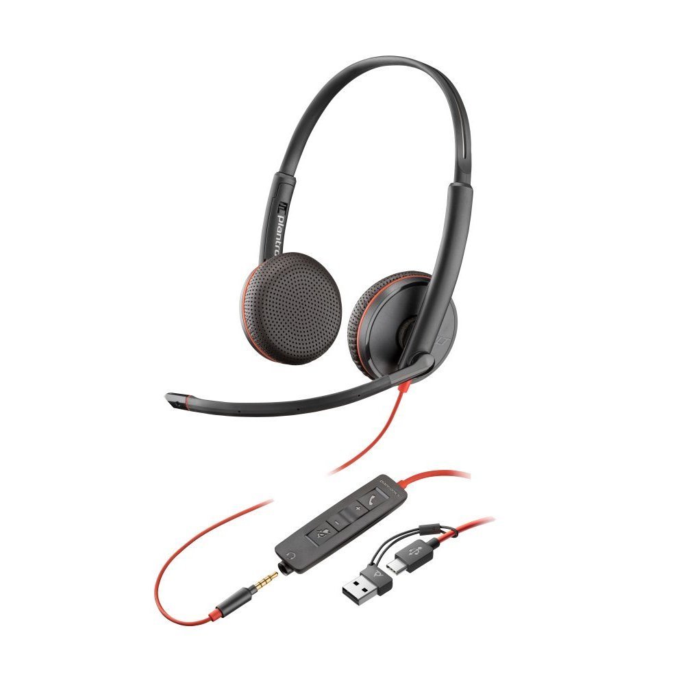 <b data-path-to-node="4" data-index-in-node="0">Rendimiento profesional y versatilidad total: Poly Blackwire 3225 Stereo.</b> - Imagen 2