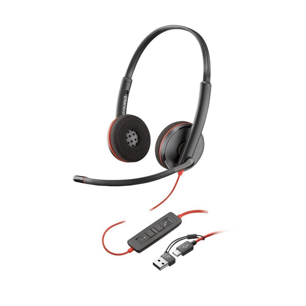 <b data-path-to-node="4" data-index-in-node="0">Rendimiento profesional y versatilidad total: Poly Blackwire 3225 Stereo.</b> - Imagen 3