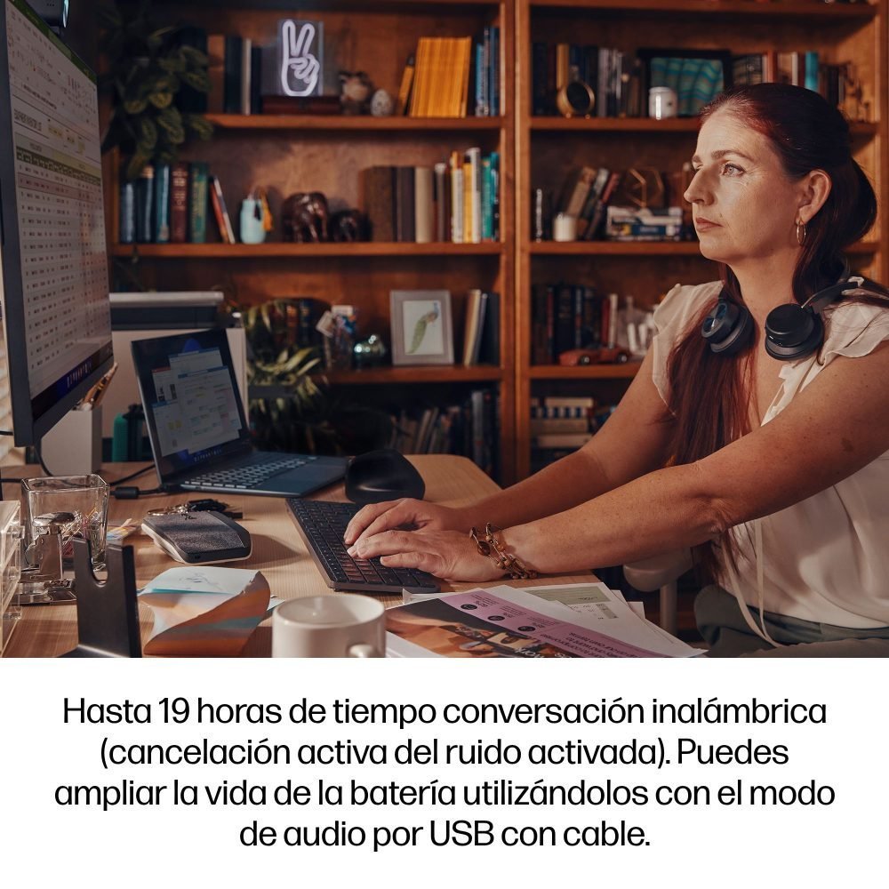 POLY - Headset - Voyager Focus 2 Microsoft - Imagen 3