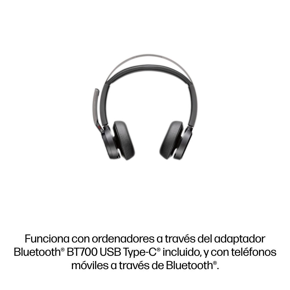 POLY - Headset - Voyager Focus 2 Microsoft - Imagen 5