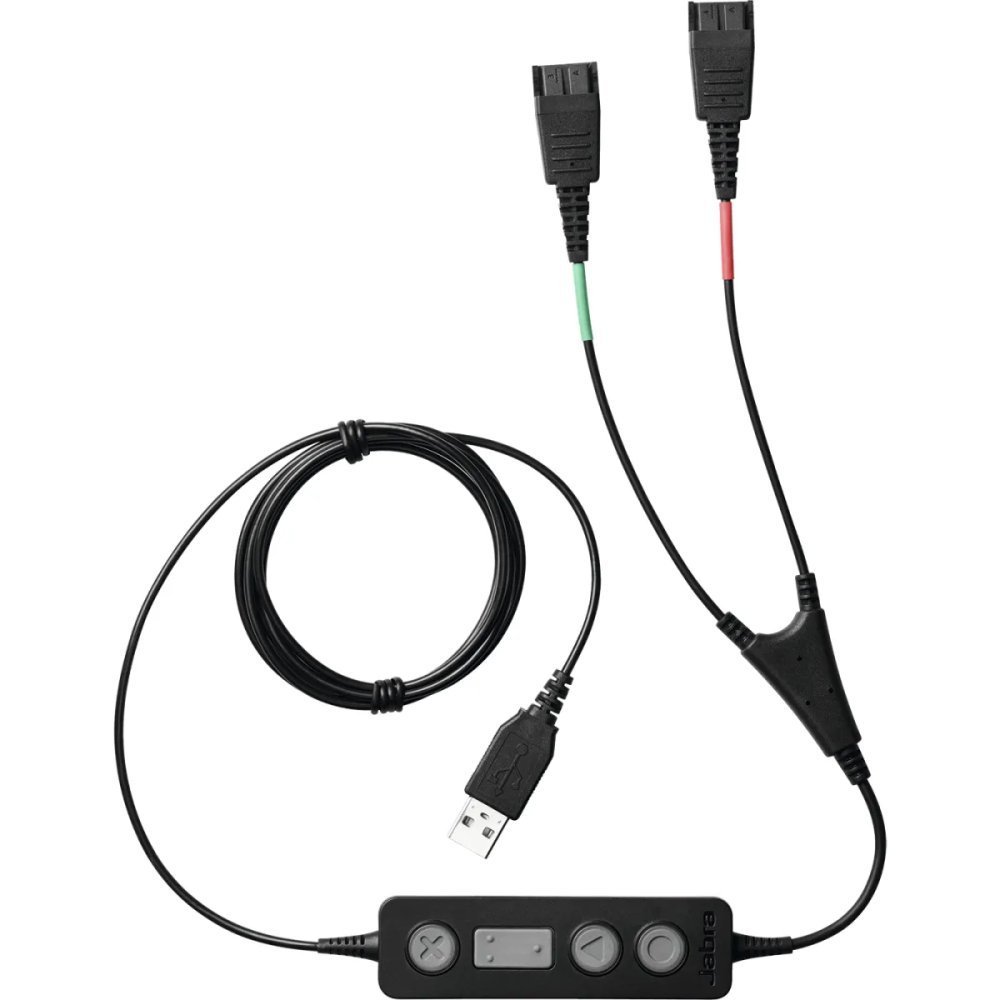 Jabra Link 265: Cable Y USB/QD para Supervisión de Llamadas