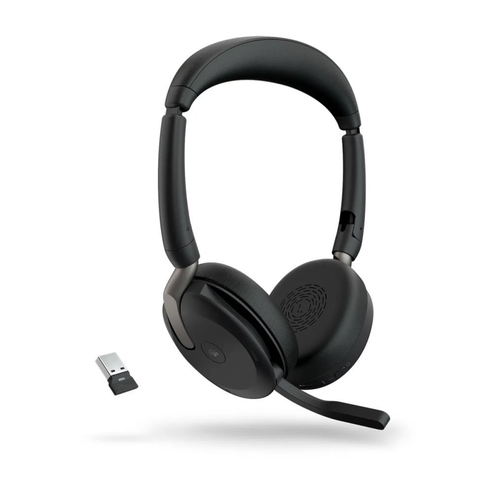 Jabra Evolve2 65 MS Duo - Auriculares Profesionales con ANC Híbrida y Tecnología Air Comfort - Imagen 4