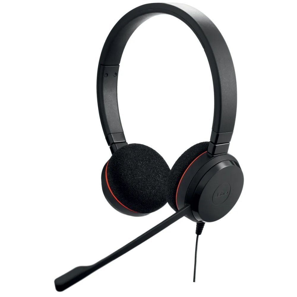 Jabra Evolve 20 Stereo MS: Auriculares Profesionales USB para Microsoft Teams